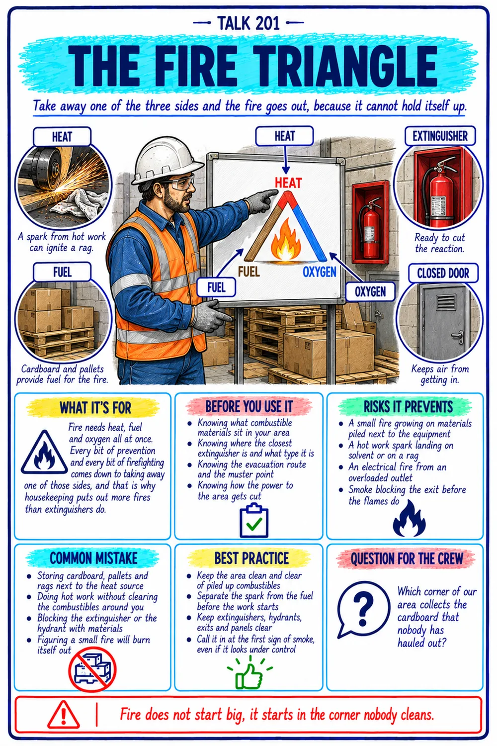 Fire Prevention talk sheet